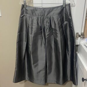Elegant metallic Gray Women's Skirt